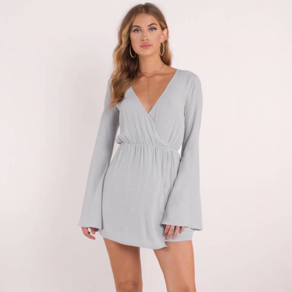 Never been worn mini gray dress
